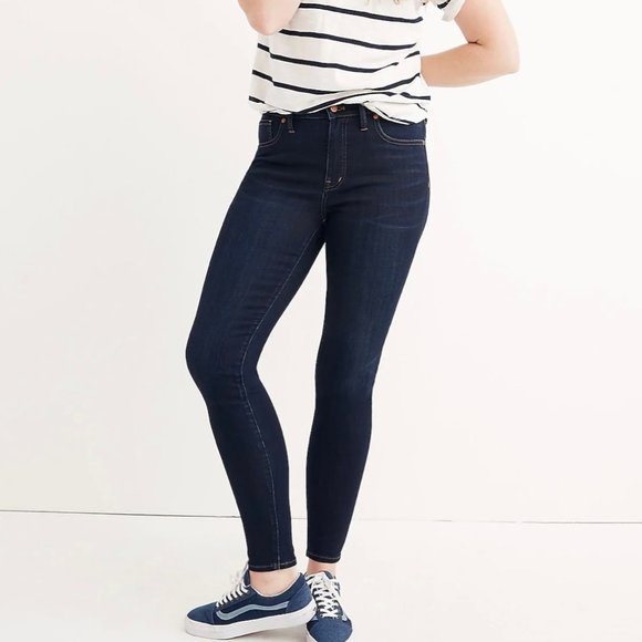 Madewell Denim - Madewell Women’s 9" High-Rise Skinny Jeans Size 27 Tencel Denim F8990 Blue